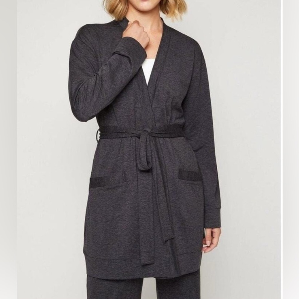 FourLaps Stratus Wrap Robe Black Heather Size L